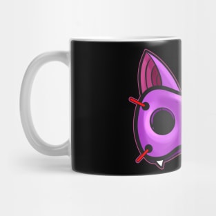 Purple Bat Mask Costume for Halloween Mug